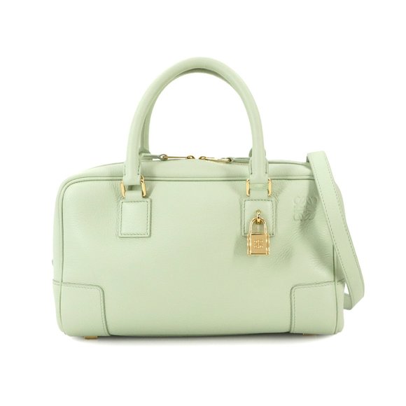 LOEWE Green Leather Shoulder Bag - Picture 1 of 10